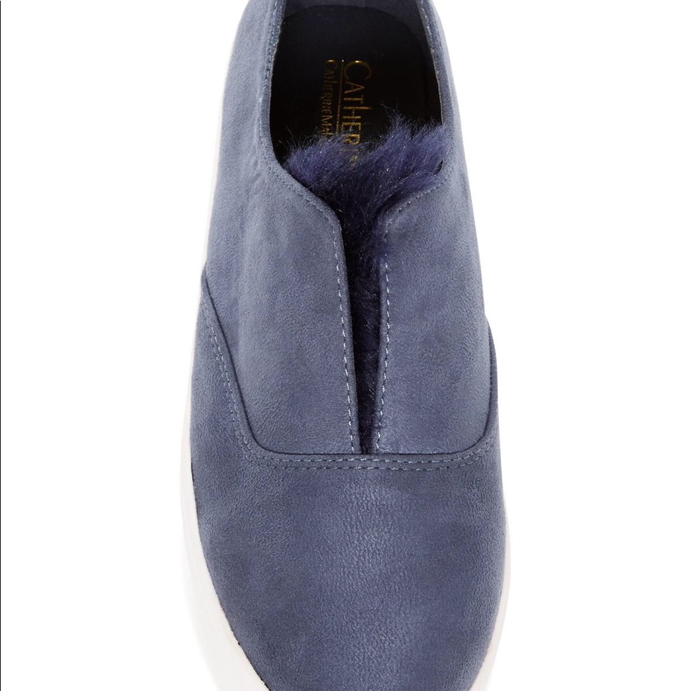 Catherine Malandrino blue suede shoes size 10 - Picture 5 of 6